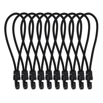 10/15/25Cm Elastic Bungee Cord Set Tied Rope High Elasticity Luggage Straps Rope for Bikes Tie Downs Camping & Cars Cord Tie