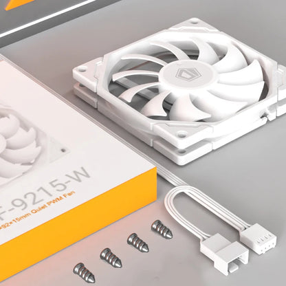 High-Performance 4-Pin PWM Chassis Cooling Fan with Smart Temperature Control, 80x80x10mm / 90x90x15mm