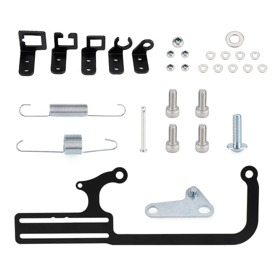 Throttle Cable Mount Bracket Cable Mounting Kit 304147 for EZ‑EFI for Automatic Transmission TV Cables GM 700R4 Transmissions