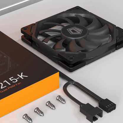 High-Performance 4-Pin PWM Chassis Cooling Fan with Smart Temperature Control, 80x80x10mm / 90x90x15mm