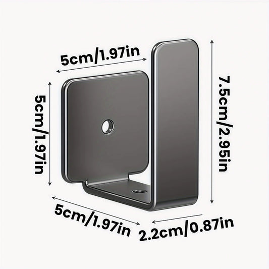 No-Drill Wall Mount Router Storage Rack TV Network Fiber Set Topbox Holder Multi-Functional Media Device Shelf for Roku/Router